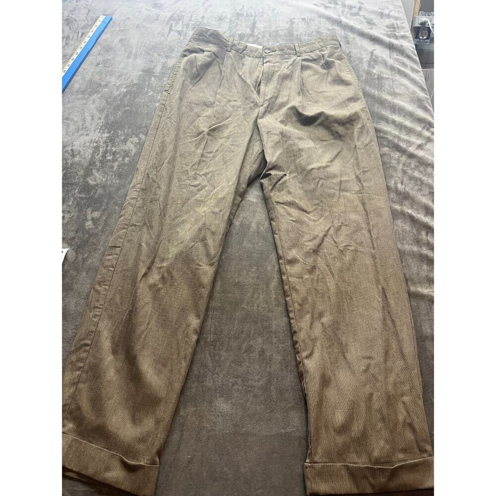 Tommy Hilfiger Men's Modern Fit Twill‎ Pants Med Brown 36 x 32